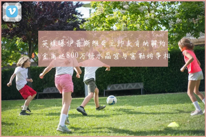 英媒曝伊普斯维奇主帅麦肯纳解约金高达800万镑水晶宫与富勒姆争相追逐