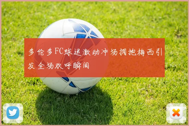 多伦多FC球迷激动冲场拥抱梅西引发全场欢呼瞬间